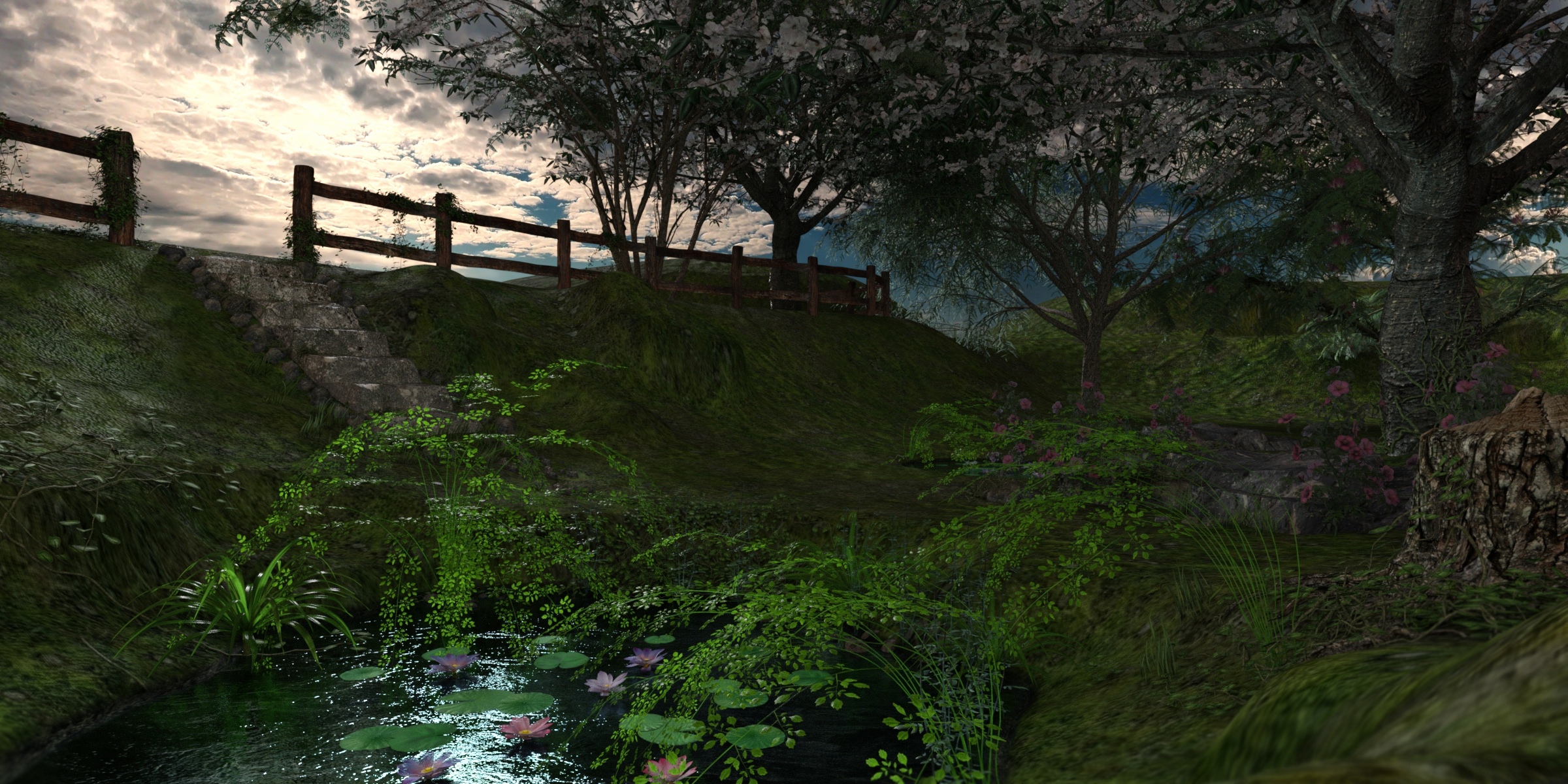 The Secret Valley (Iray Worlds) by: Magix 101, 3D Models by Daz 3D