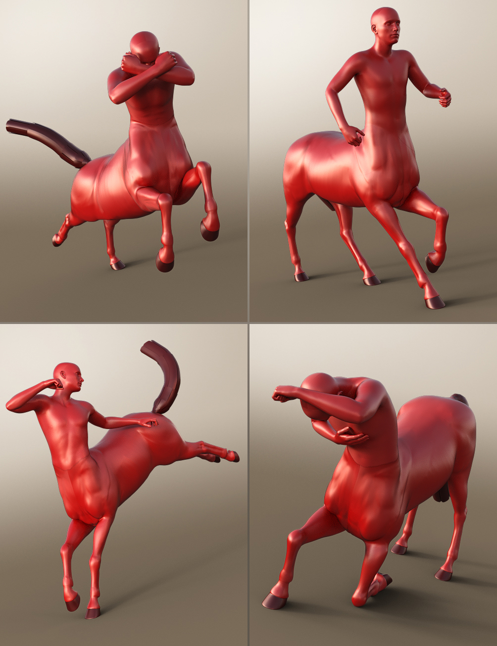 Inner Beast Poses for Centaur 7 Male by: Devon, 3D Models by Daz 3D