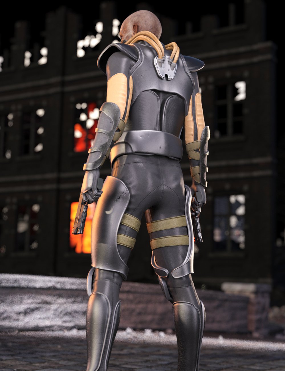 Heavy Soldier Outfit for Genesis 3 Male(s) by: Yura, 3D Models by Daz 3D