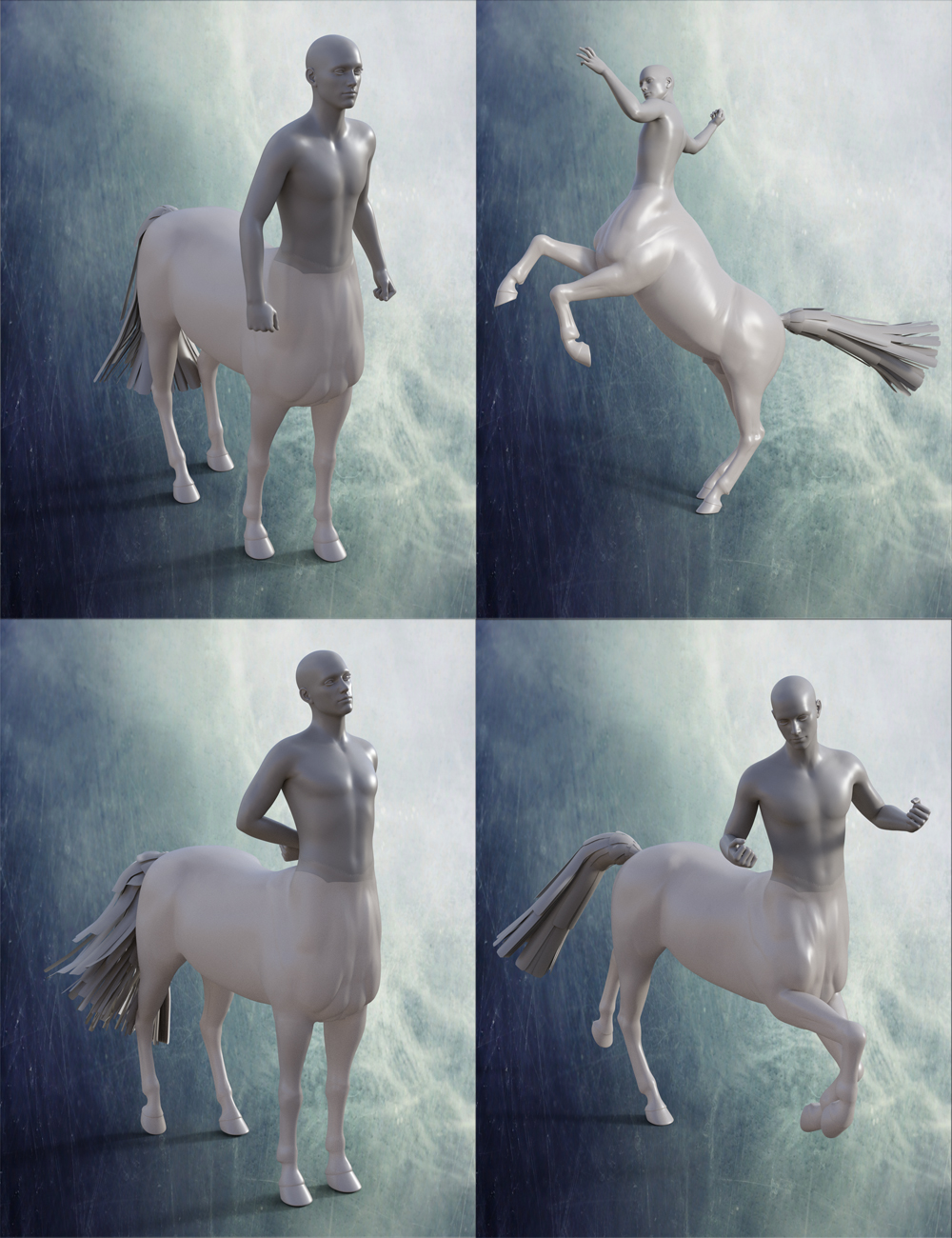 Sagittarius Poses for Centaur 7 Male by: Muscleman, 3D Models by Daz 3D