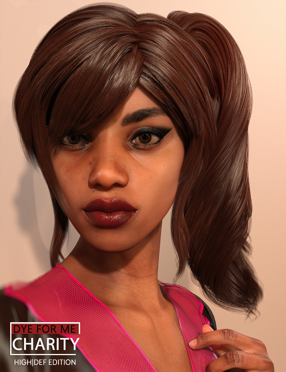 D4M Charity Hair HiRes for Genesis 3 Female(s)