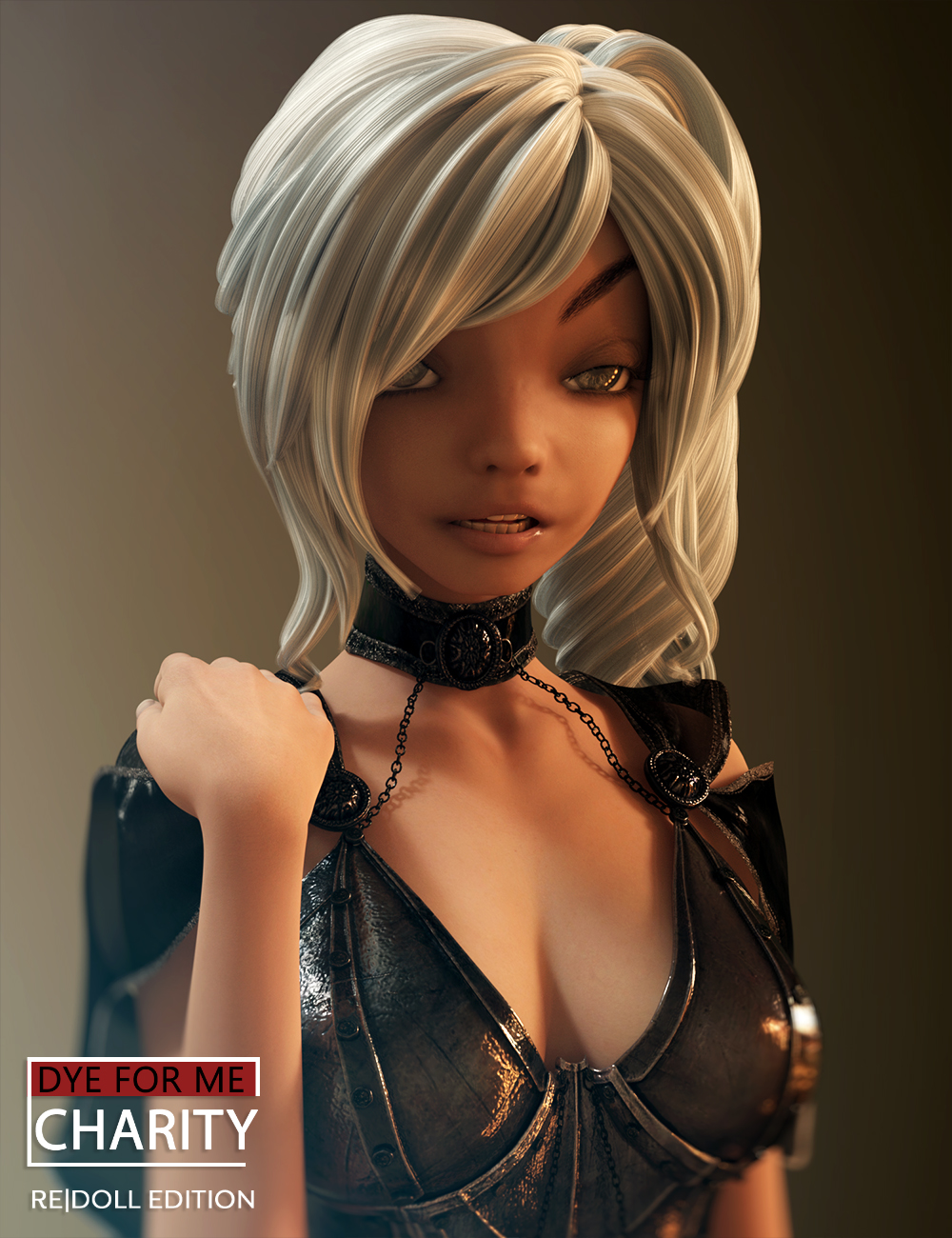 D4M Charity Hair MedRes for Genesis 3 Female(s) by: Lady LittlefoxTraveler, 3D Models by Daz 3D