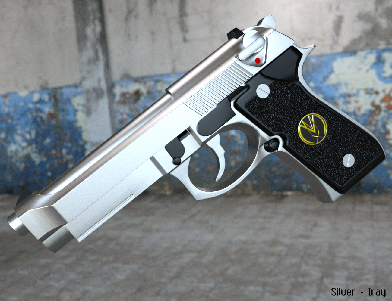 MMX92 9MM Pistol MMX92 9MM Pistol by: Mattymanx, 3D Models by Daz 3D