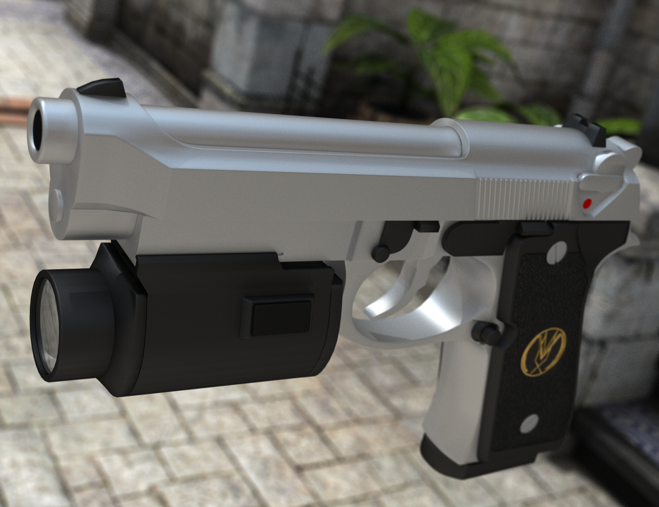 MMX92 9MM Pistol MMX92 9MM Pistol by: Mattymanx, 3D Models by Daz 3D