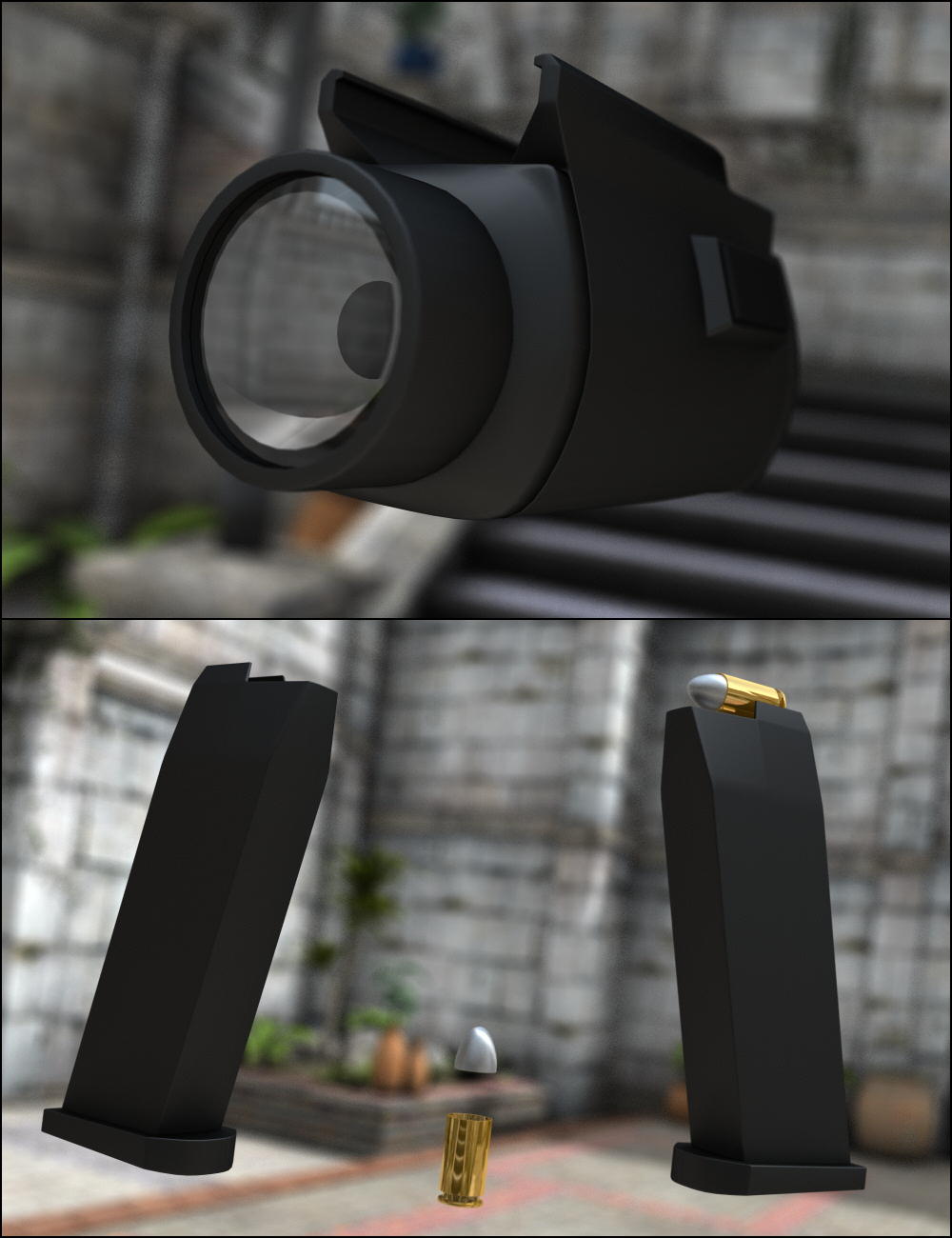 MMX92 9MM Pistol by: Mattymanx, 3D Models by Daz 3D