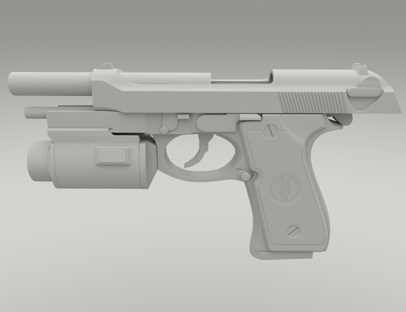 MMX92 9MM Pistol MMX92 9MM Pistol by: Mattymanx, 3D Models by Daz 3D