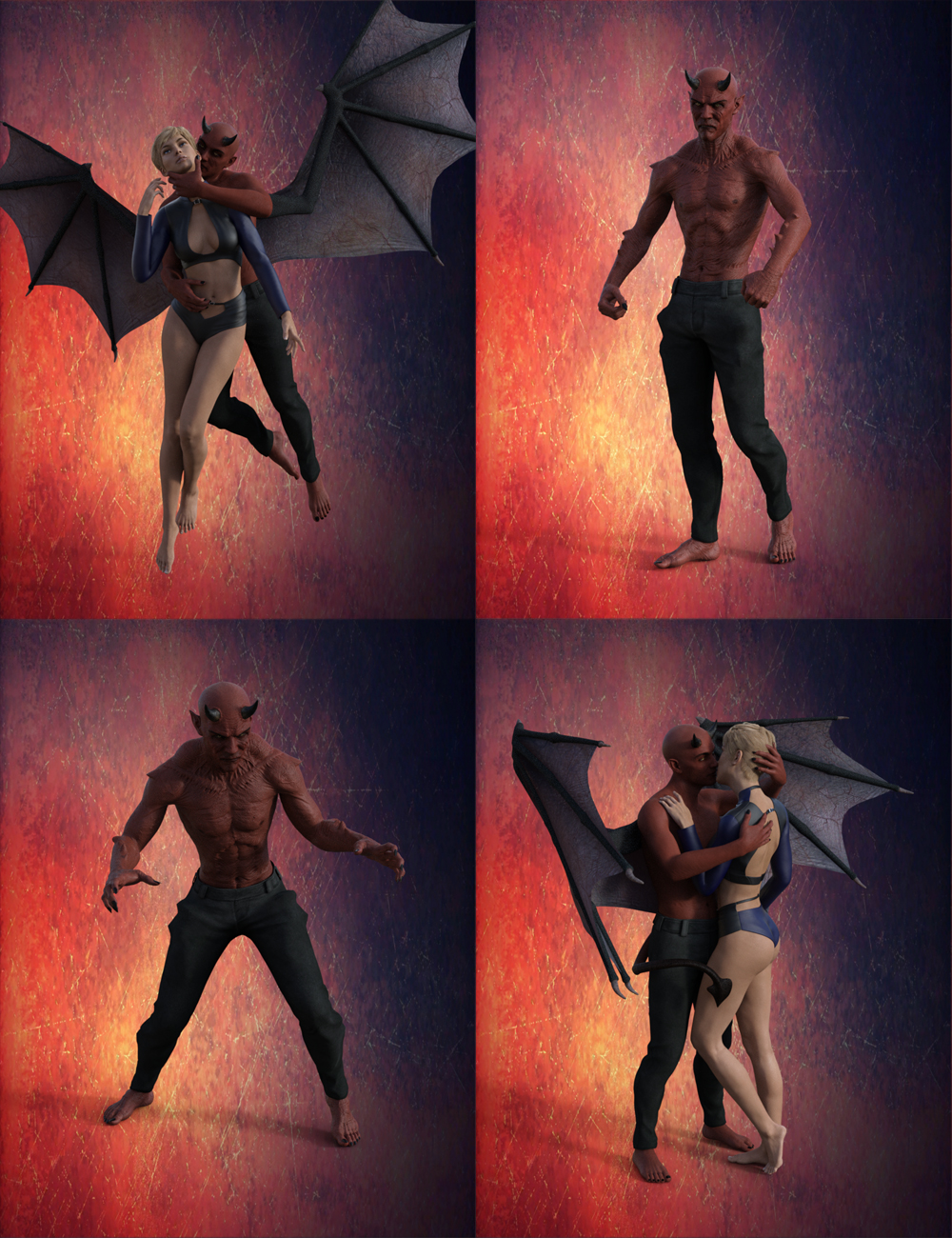 The Dark Side Poses by: Muscleman, 3D Models by Daz 3D