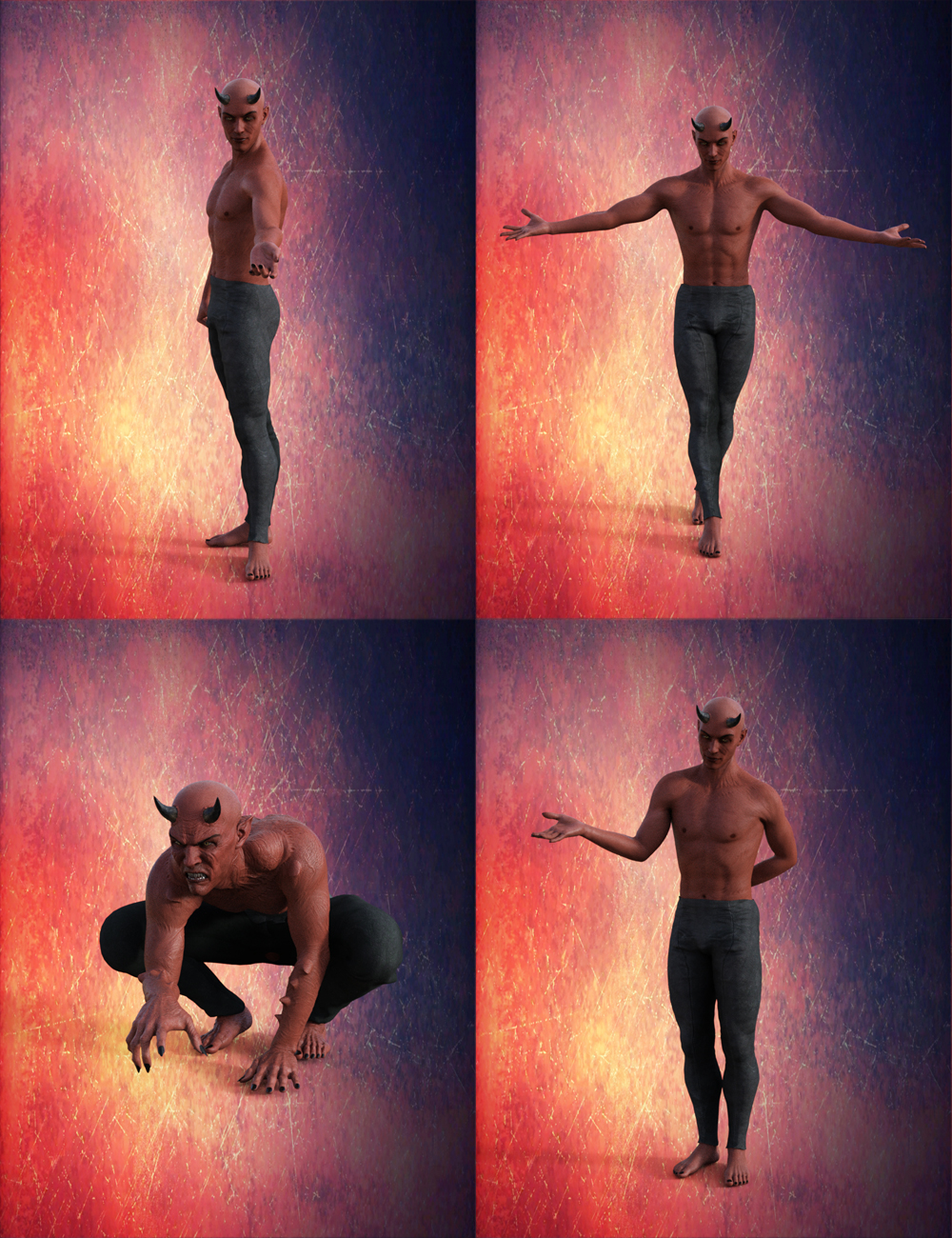The Dark Side Poses The Dark Side Poses by: Muscleman, 3D Models by Daz 3D