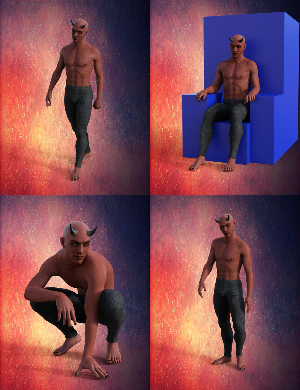 The Dark Side Poses The Dark Side Poses by: Muscleman, 3D Models by Daz 3D