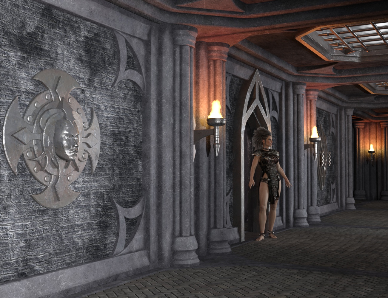 Silverthorn Fortress Modular Interior Kit Silverthorn Fortress Modular Interior Kit by: Nightshift3D, 3D Models by Daz 3D