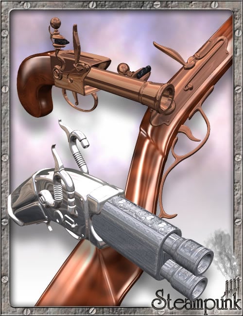 Flintlock Gun Pack by: Torinouta, 3D Models by Daz 3D