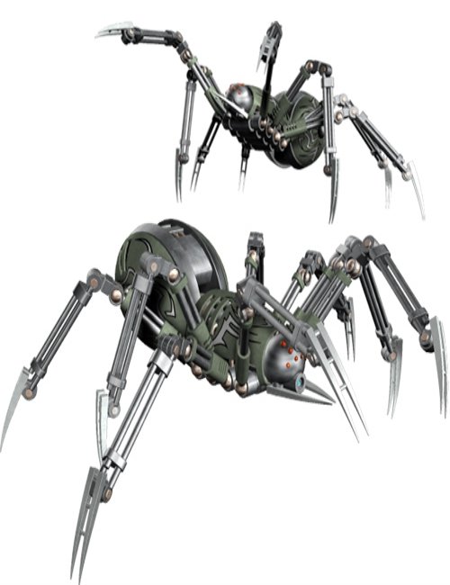 RoboSpider by: , 3D Models by Daz 3D
