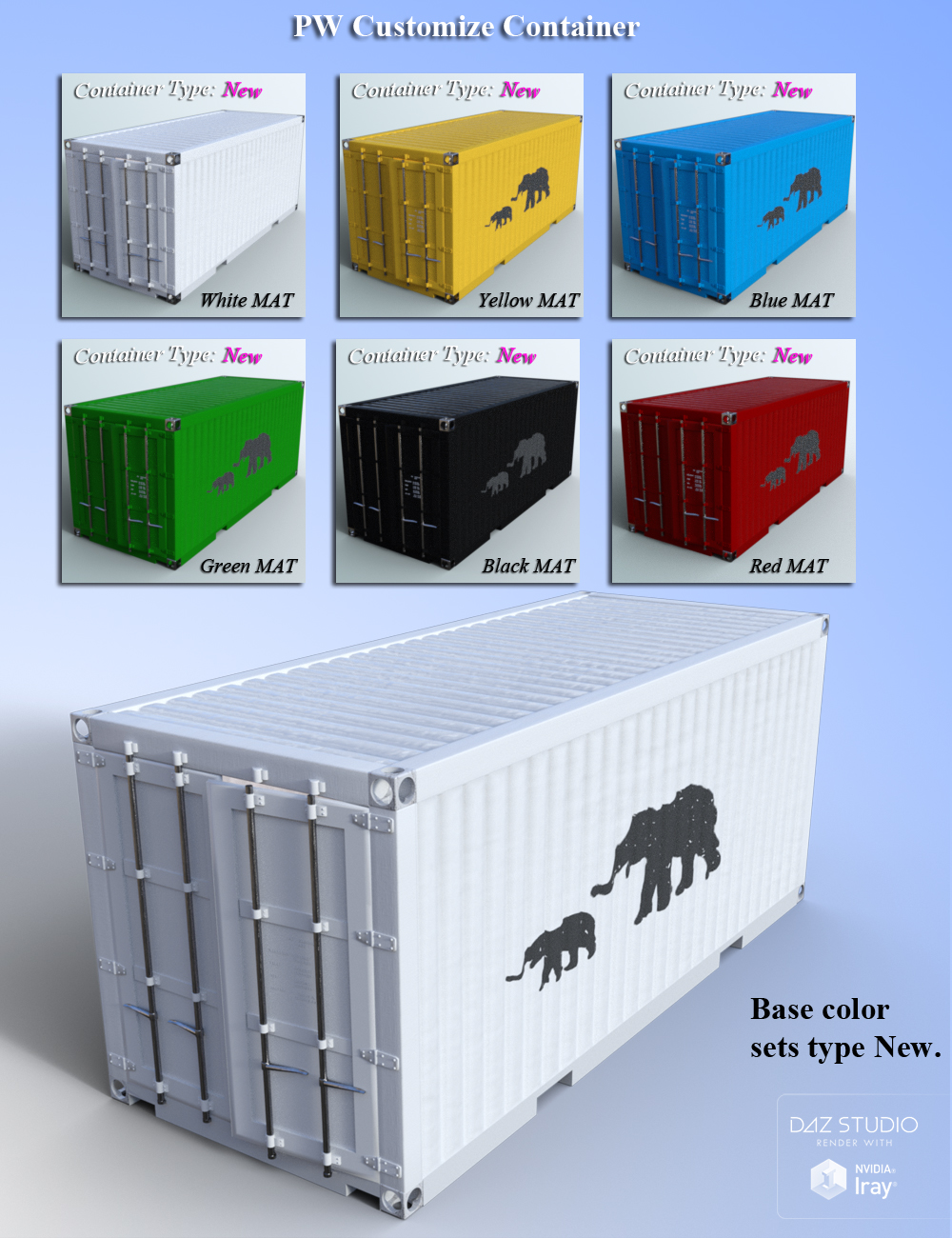 PW Customize Container PW Customize Container by: PW Productions, 3D Models by Daz 3D