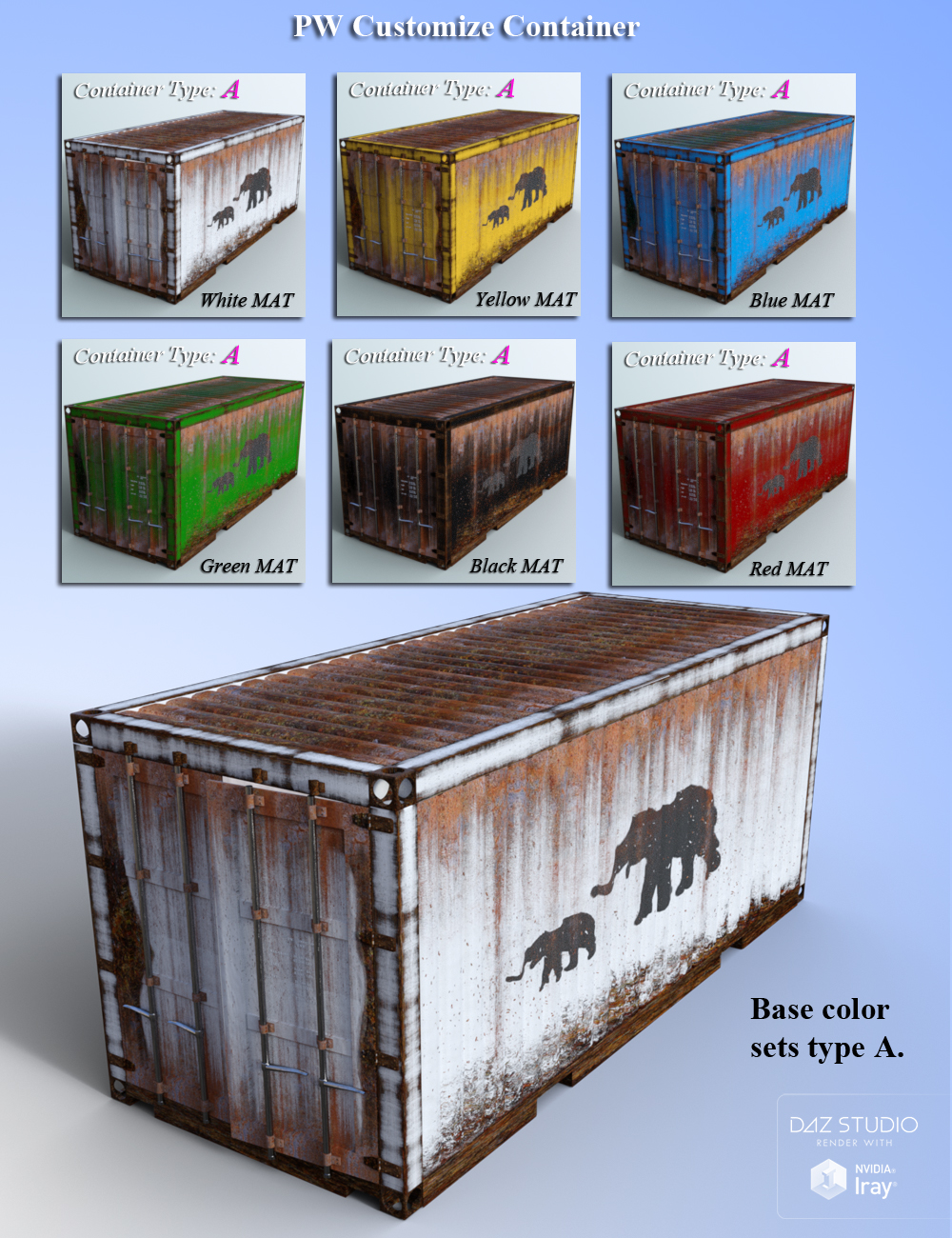 PW Customize Container by: PW Productions, 3D Models by Daz 3D