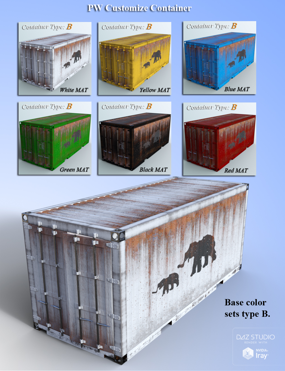 PW Customize Container PW Customize Container by: PW Productions, 3D Models by Daz 3D