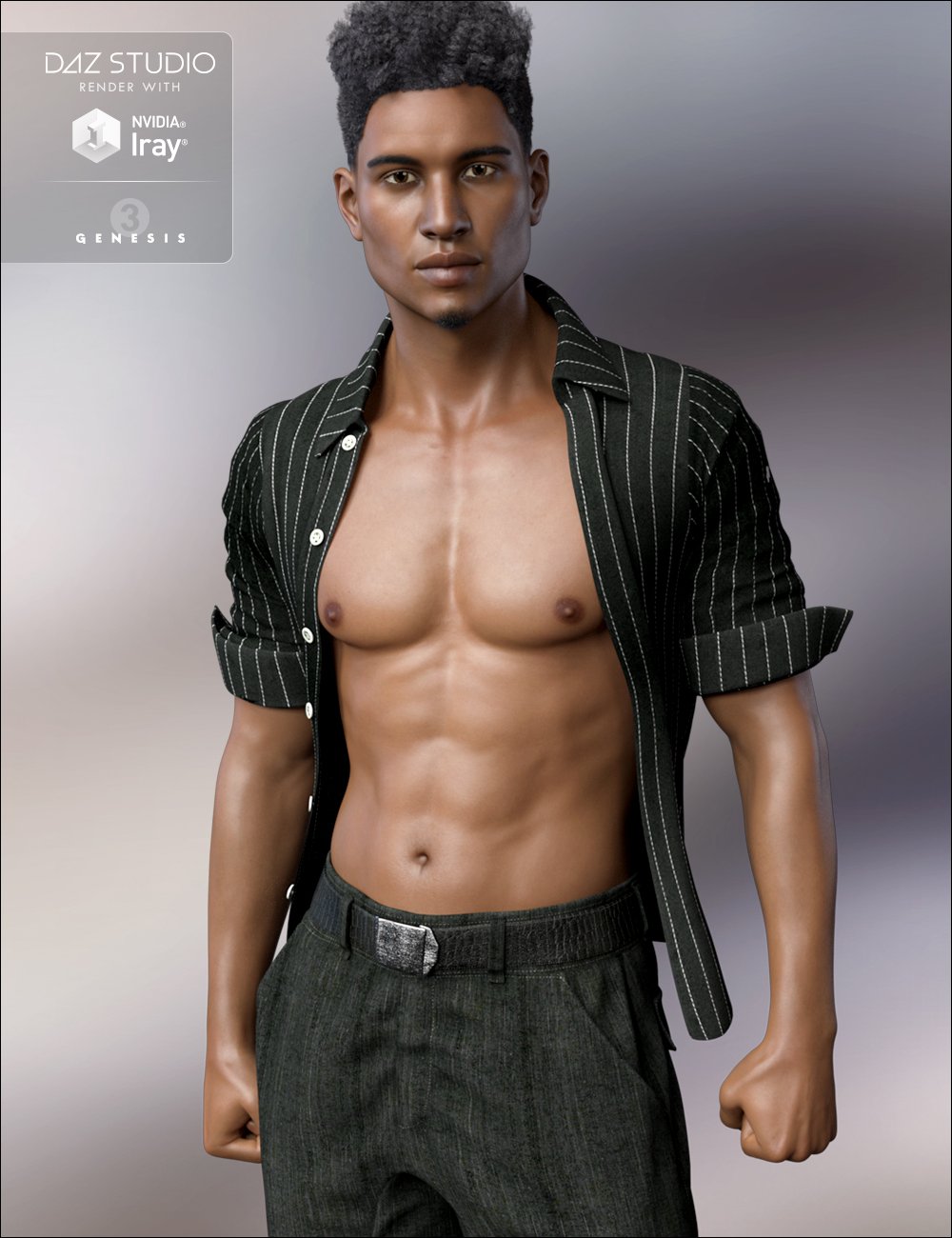 FWSA Tchanun HD for Michael 7 and LI Tchanun Whiskers | Daz 3D