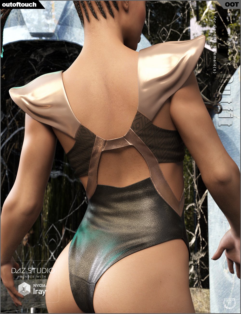 Kerry Outfit for Genesis 3 Female(s) by: outoftouch, 3D Models by Daz 3D