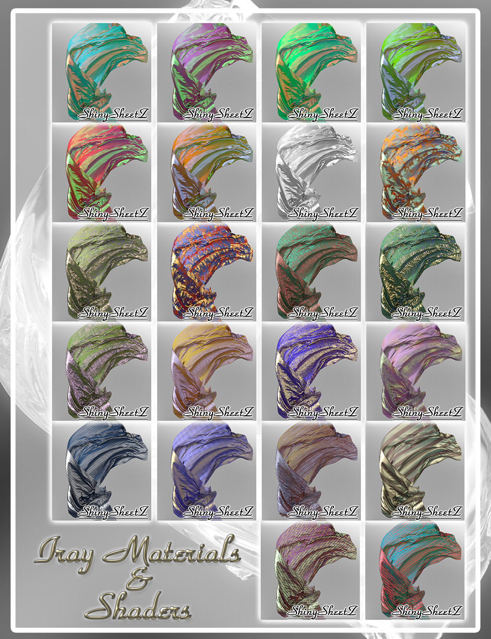 Shiny SheetZ Genesis 3 Male(s) Shiny SheetZ Genesis 3 Male(s) by: Jepe, 3D Models by Daz 3D