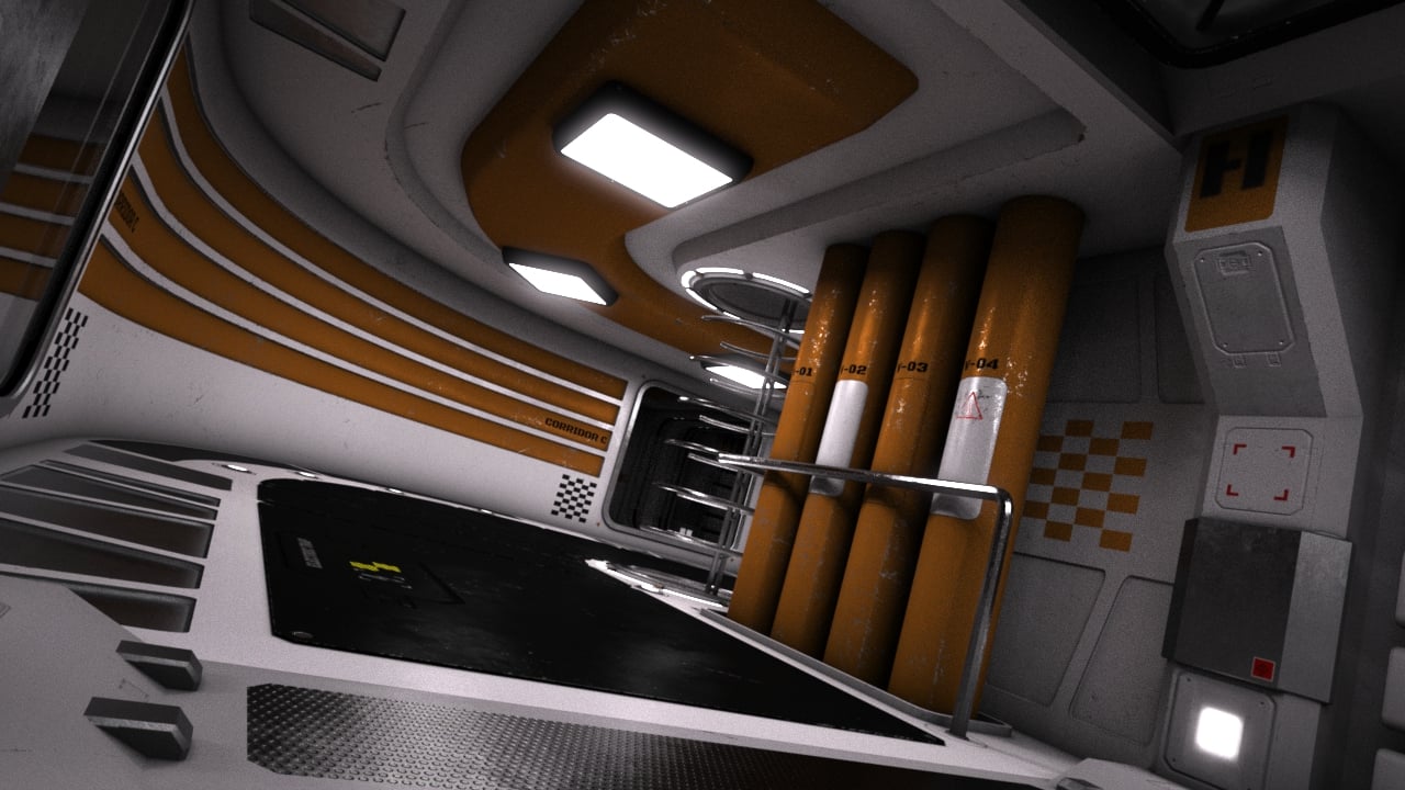 Sci-Fi Interior Kit 2 by: Mely3D, 3D Models by Daz 3D