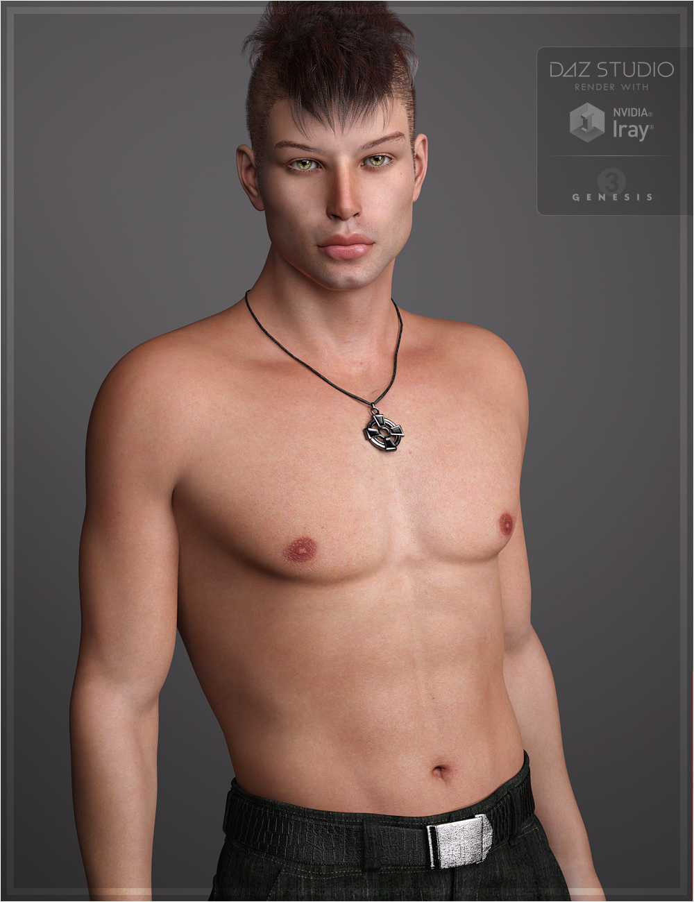 Ronnie for Genesis 3 Male by: OziChick, 3D Models by Daz 3D