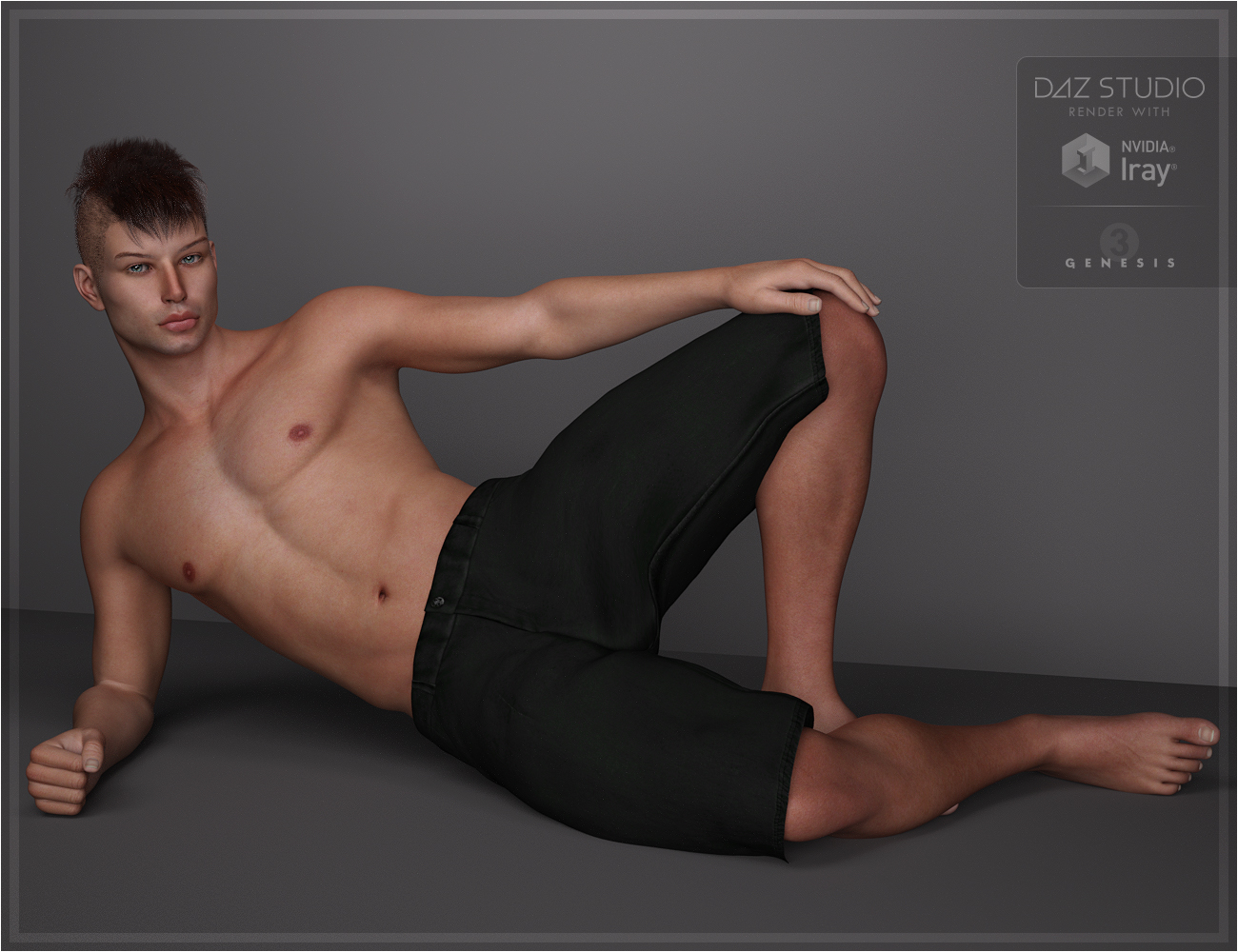Ronnie for Genesis 3 Male by: OziChick, 3D Models by Daz 3D