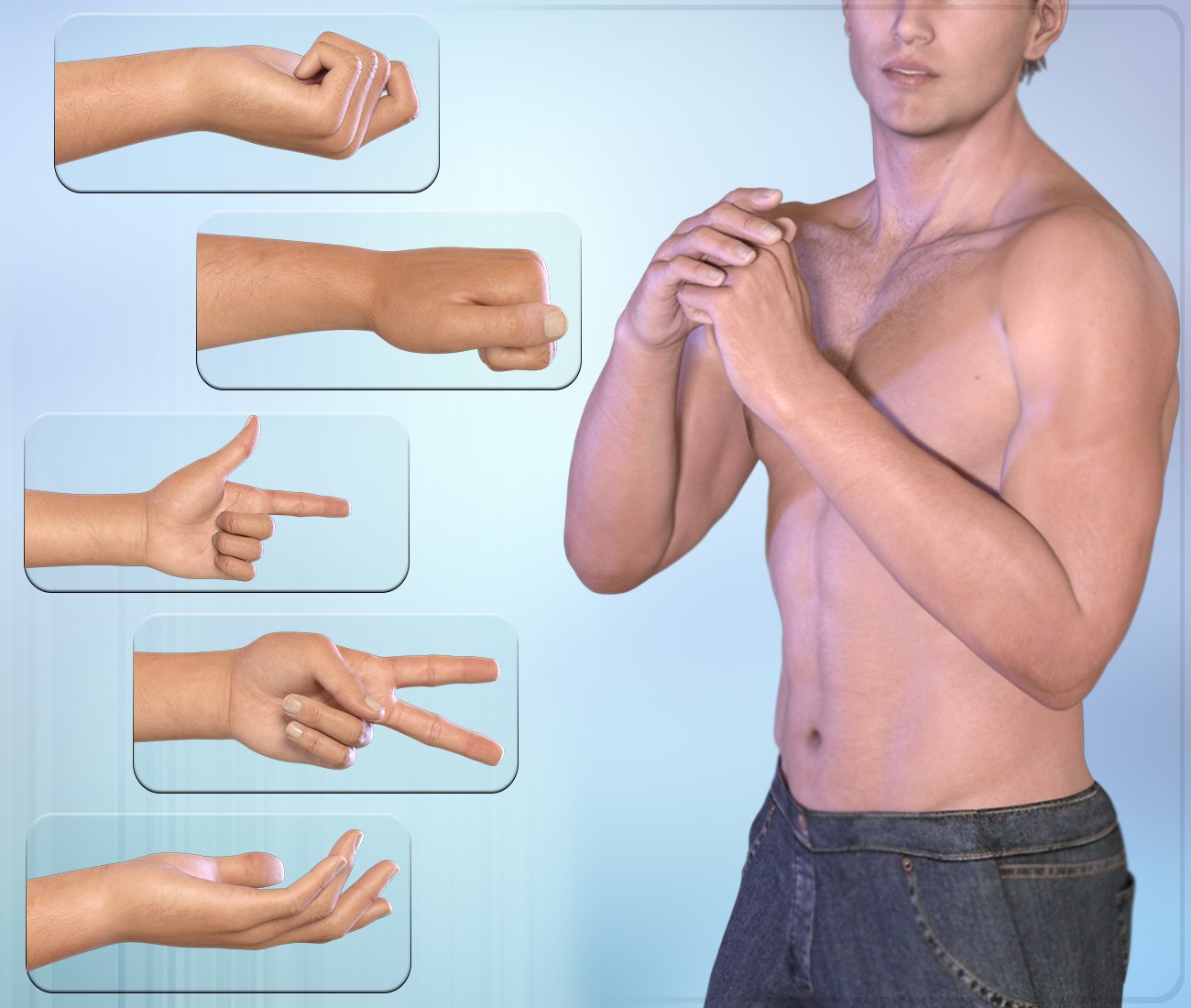 Z Hand In Need - Hand Poses for Genesis 3 Male and Female Z Hand In Need - Hand Poses for Genesis 3 Male and Female by: Zeddicuss, 3D Models by Daz 3D