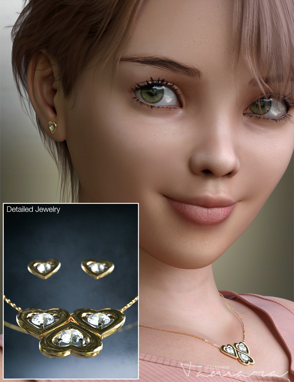 Tamara Clothing and Accessories for Genesis 3 Female(s) by: 3D Universe, 3D Models by Daz 3D