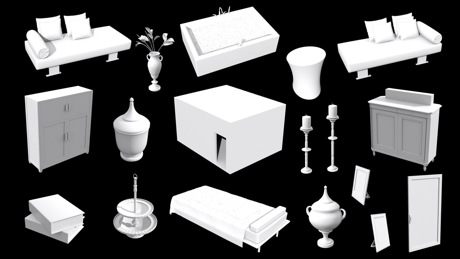 Spa and Massage Room Spa and Massage Room by: Tesla3dCorp, 3D Models by Daz 3D