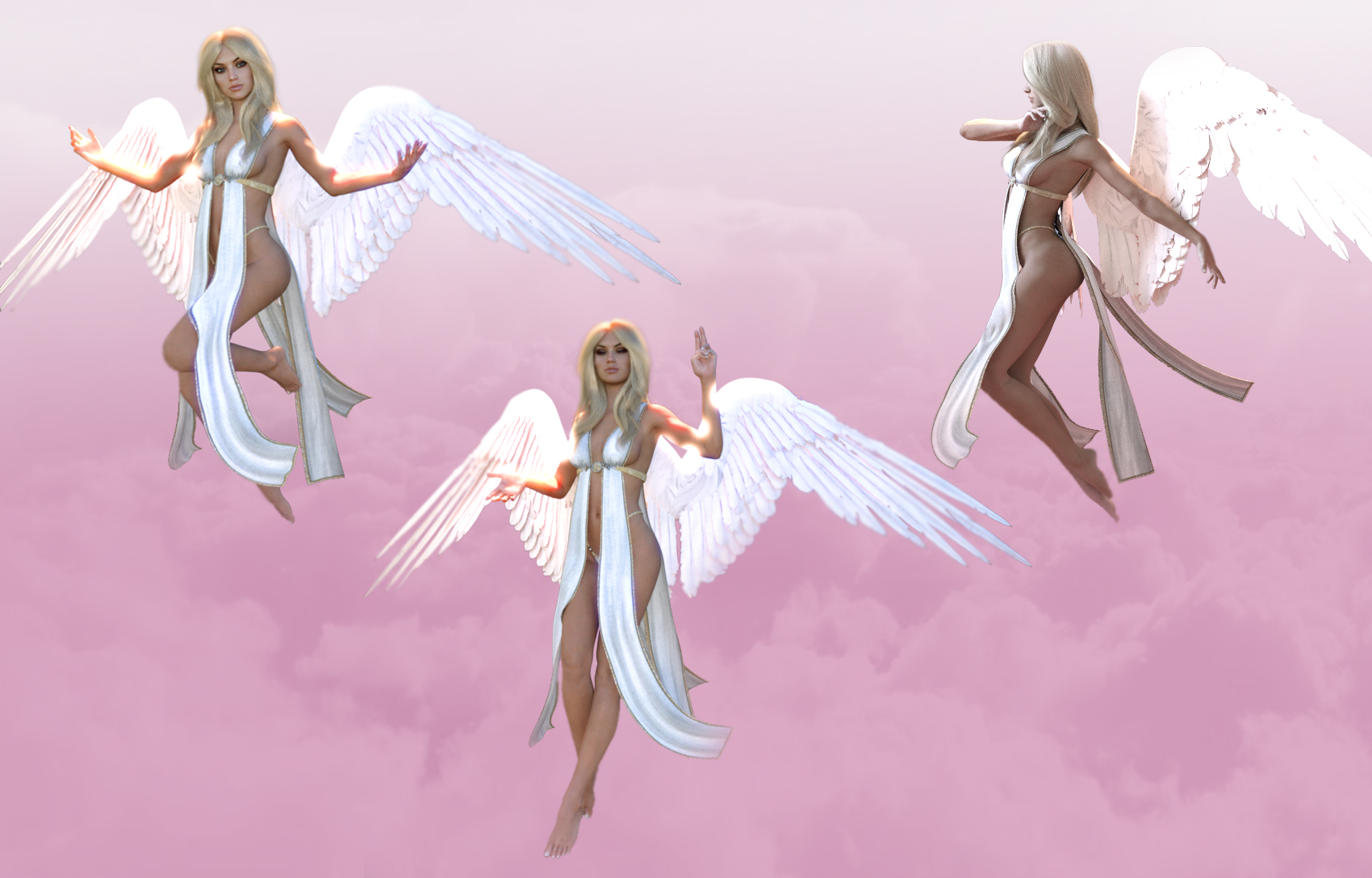 Heaven Sent Poses for Genesis 3 Female(s) by: Ensary, 3D Models by Daz 3D