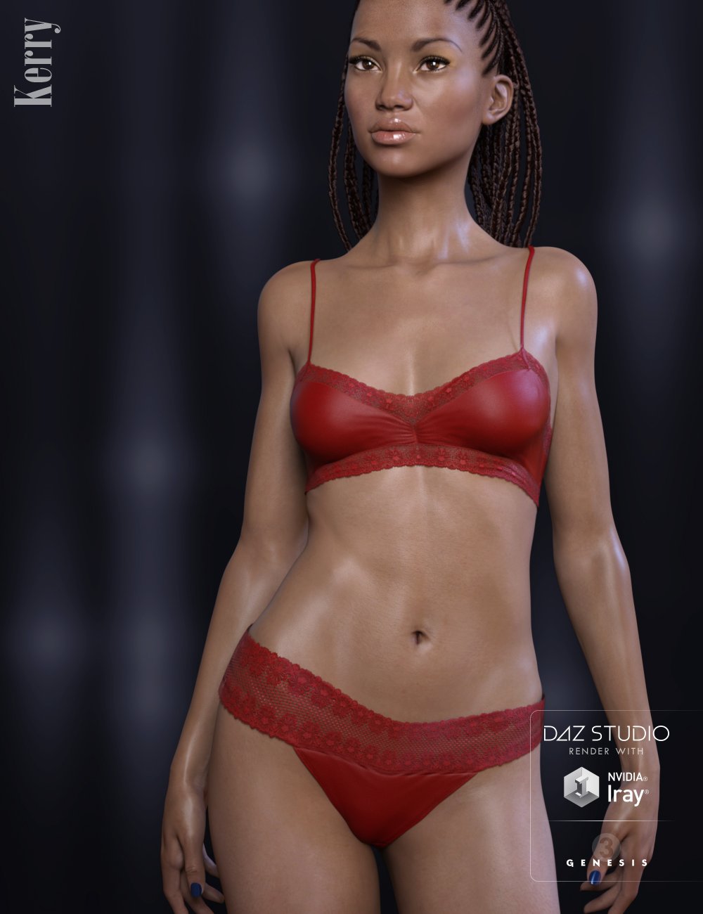 Kerry HD for Victoria 7 by: Raiya, 3D Models by Daz 3D