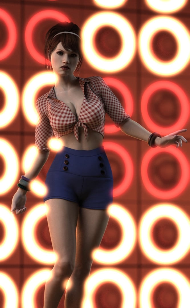 Retro Vignette by: Mely3D, 3D Models by Daz 3D