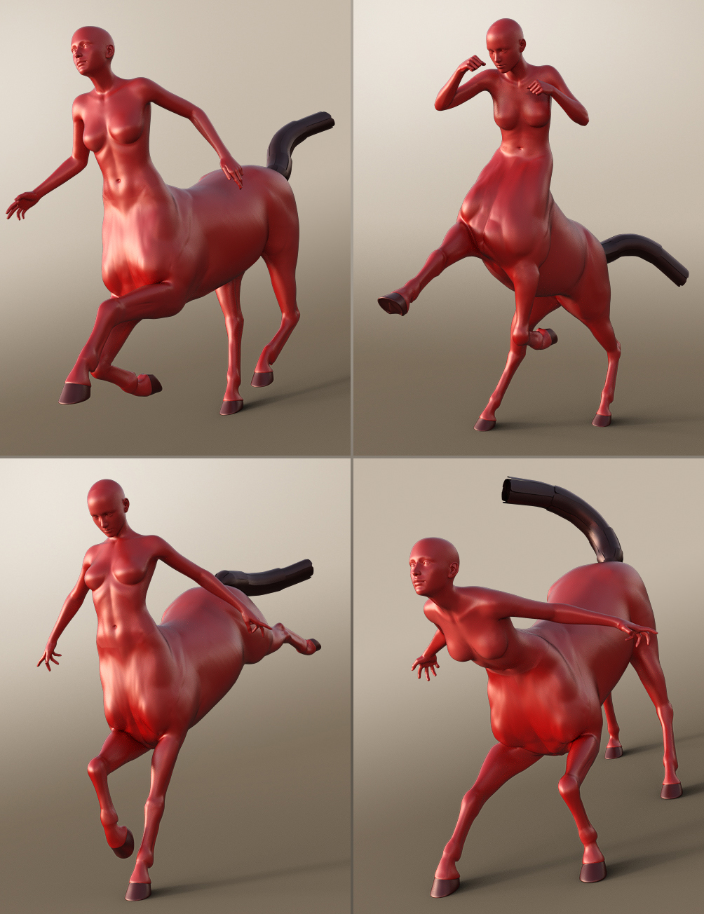 Inner Beauty Poses for Centaur 7 Female by: Devon, 3D Models by Daz 3D