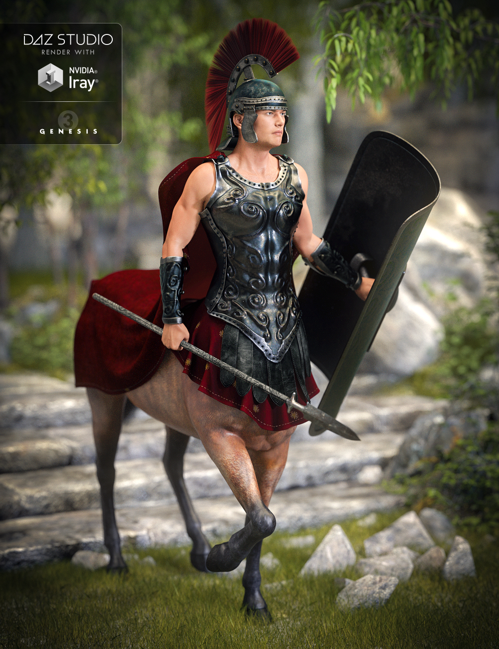 Empire Centaur Armor for Centaur 7 Male Empire Centaur Armor for Centaur 7 Male by: Anna BenjaminBarbara Brundon, 3D Models by Daz 3D