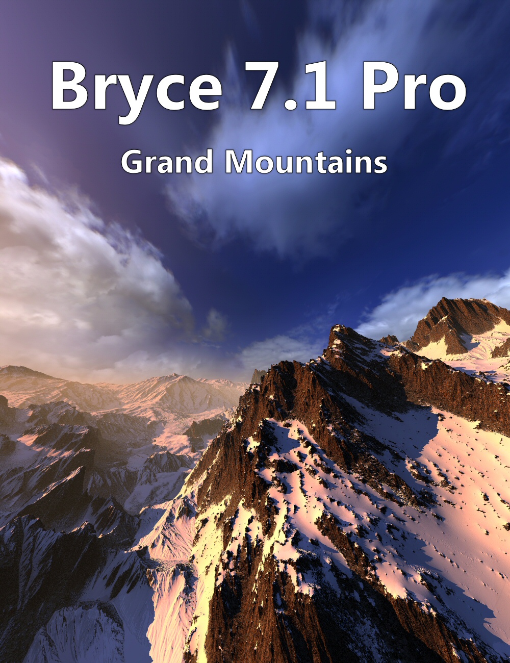 Bryce 7.1 Pro - Grand Mountains by: HoroDavid Brinnen, 3D Models by Daz 3D