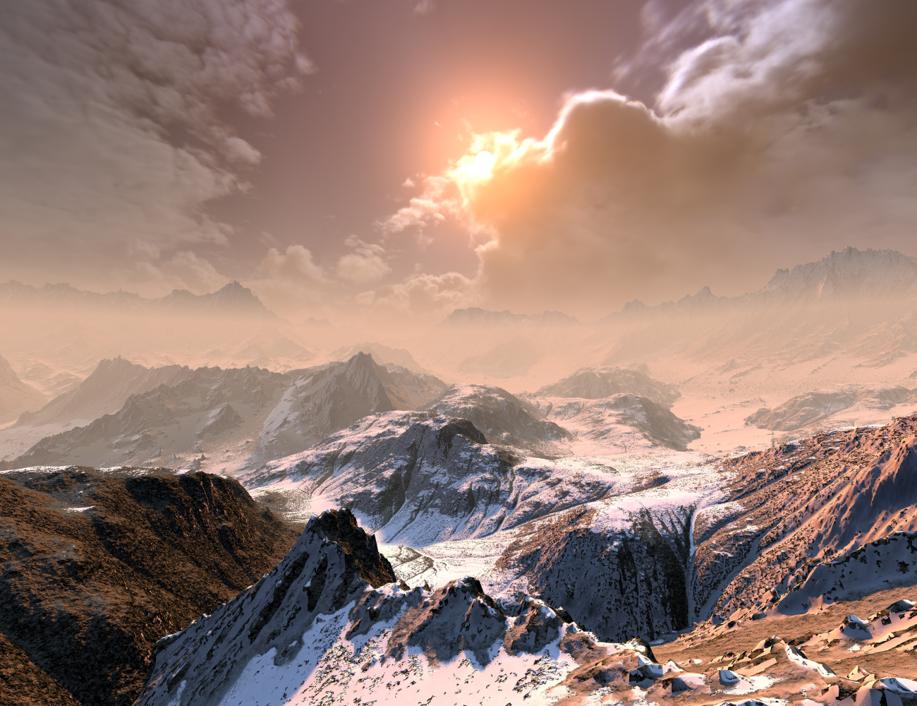 Bryce 7.1 Pro - Grand Mountains by: HoroDavid Brinnen, 3D Models by Daz 3D