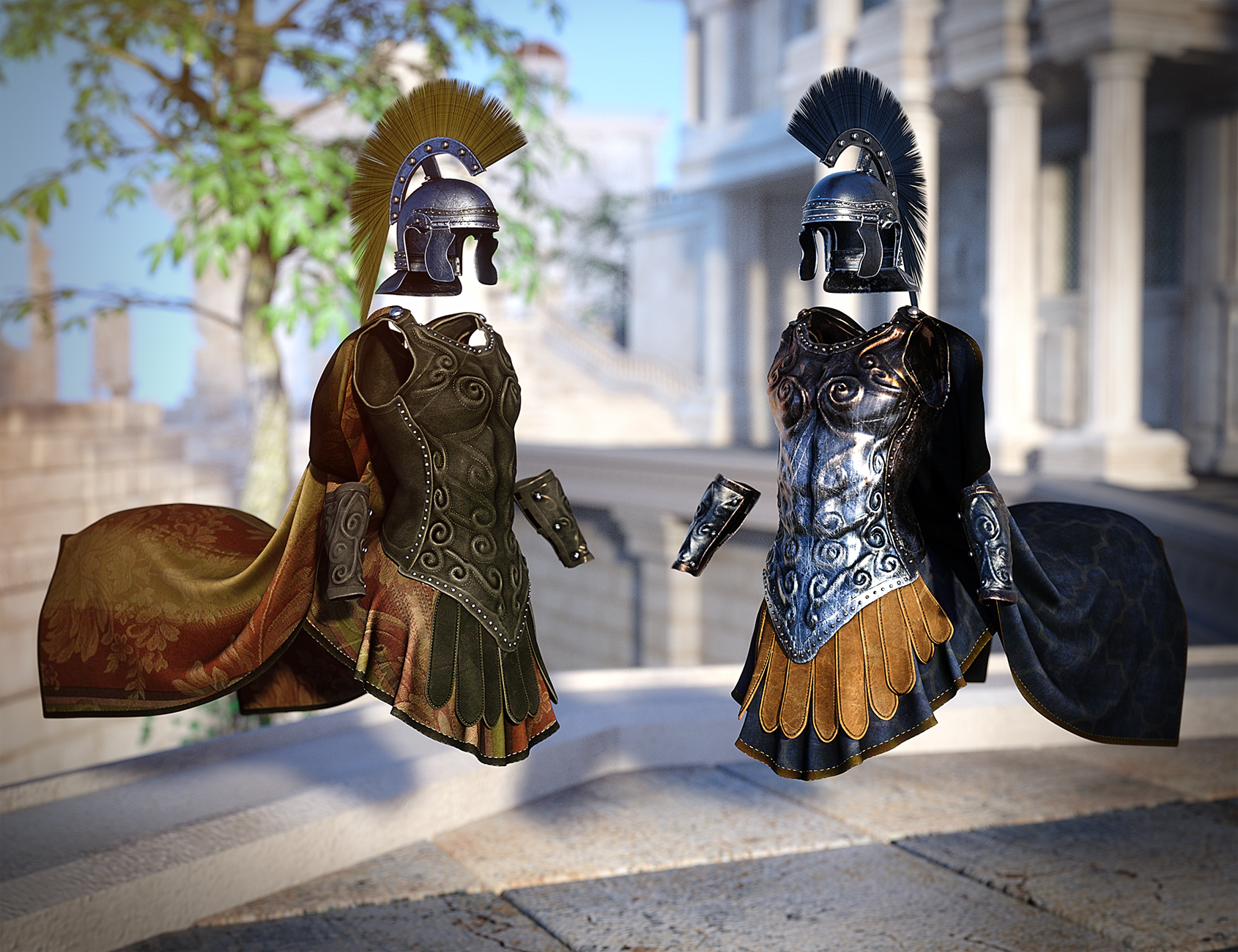 Empire Centaur Armor Textures by: Anna Benjamin, 3D Models by Daz 3D
