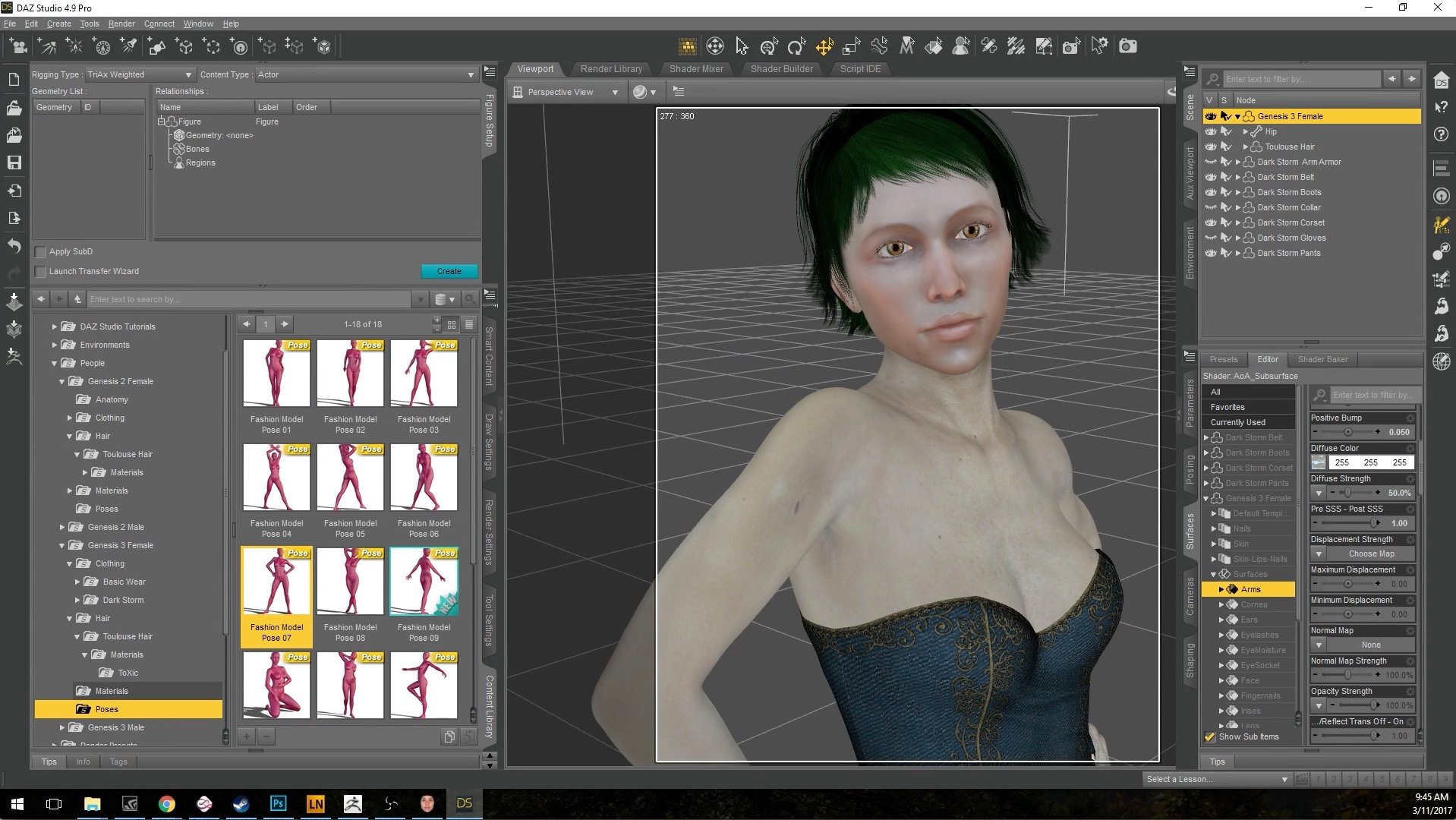 Easy Character Creation with FaceGen by: Digital Art Livemagbhitu, 3D Models by Daz 3D