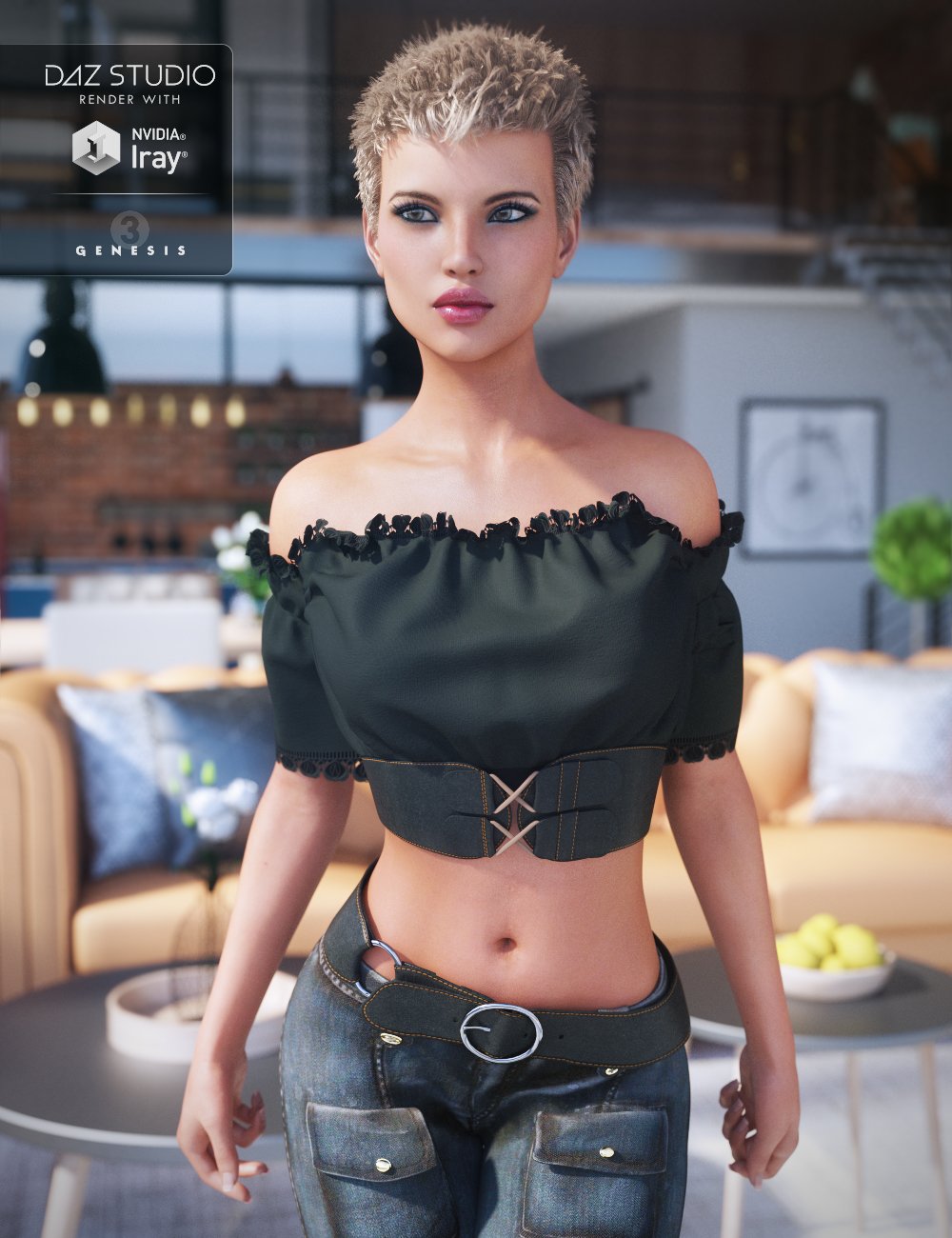 FWSA River HD for Genesis 3 Female by: Fred Winkler ArtSabby, 3D Models by Daz 3D