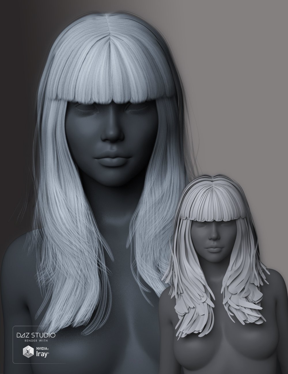 Nita Hair for Genesis 3 Female(s) by: SWAM, 3D Models by Daz 3D