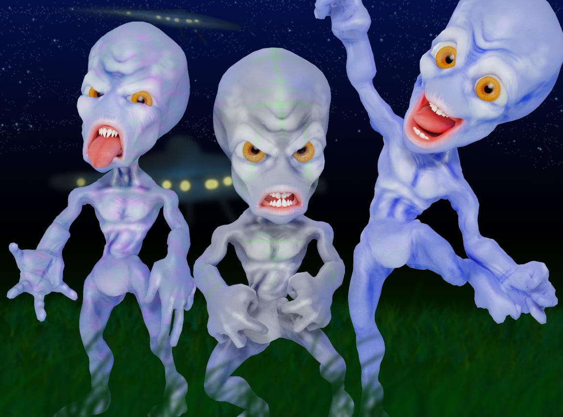 Alien Joe by: DarksealDigi-Mig, 3D Models by Daz 3D