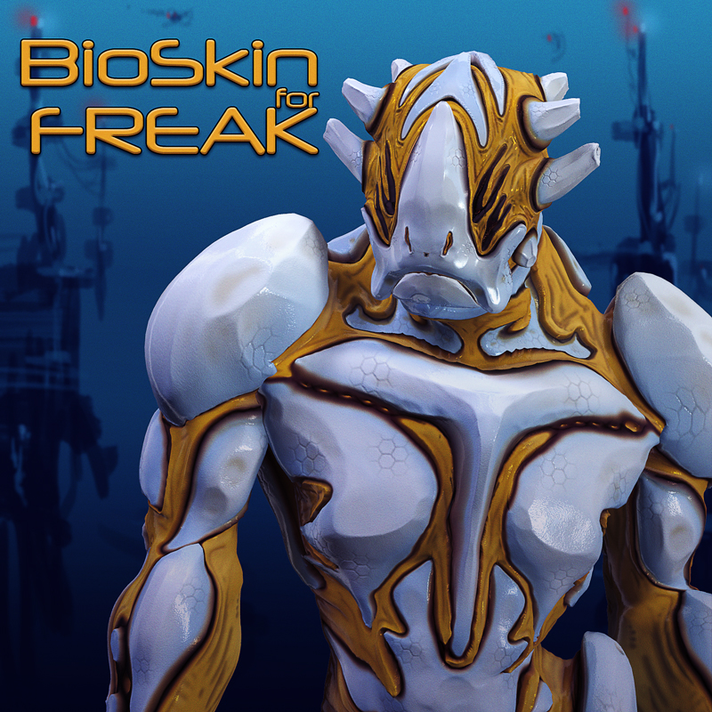 BioSkin for Freak by: DarksealDigi-Mig, 3D Models by Daz 3D