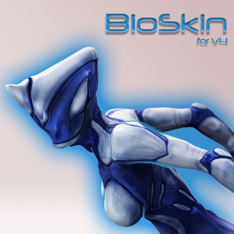 BioSkin for V4 by: DarksealDigi-Mig, 3D Models by Daz 3D