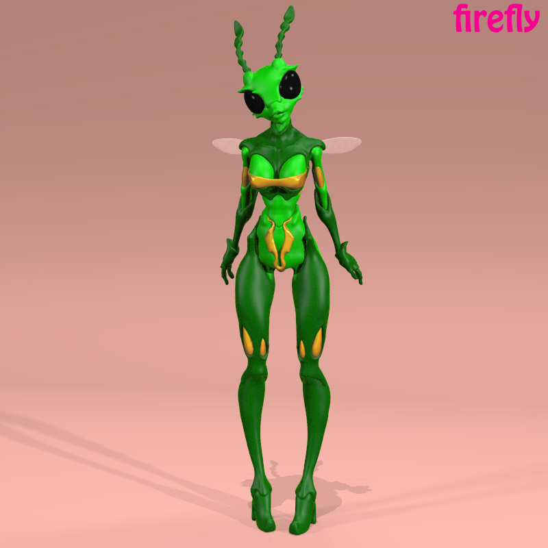 BugGirl by: DarksealDigi-Mig, 3D Models by Daz 3D