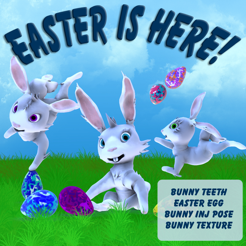 Easter Bunny by: DarksealDigi-Mig, 3D Models by Daz 3D