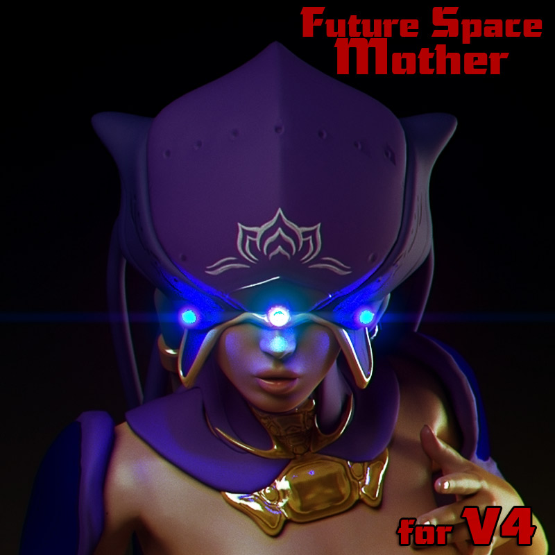 Future Space Mother for V4 by: DarksealDigi-Mig, 3D Models by Daz 3D