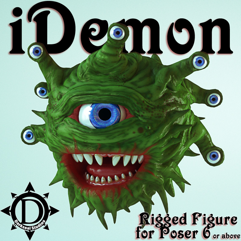 iDemon by: DarksealDigi-Mig, 3D Models by Daz 3D