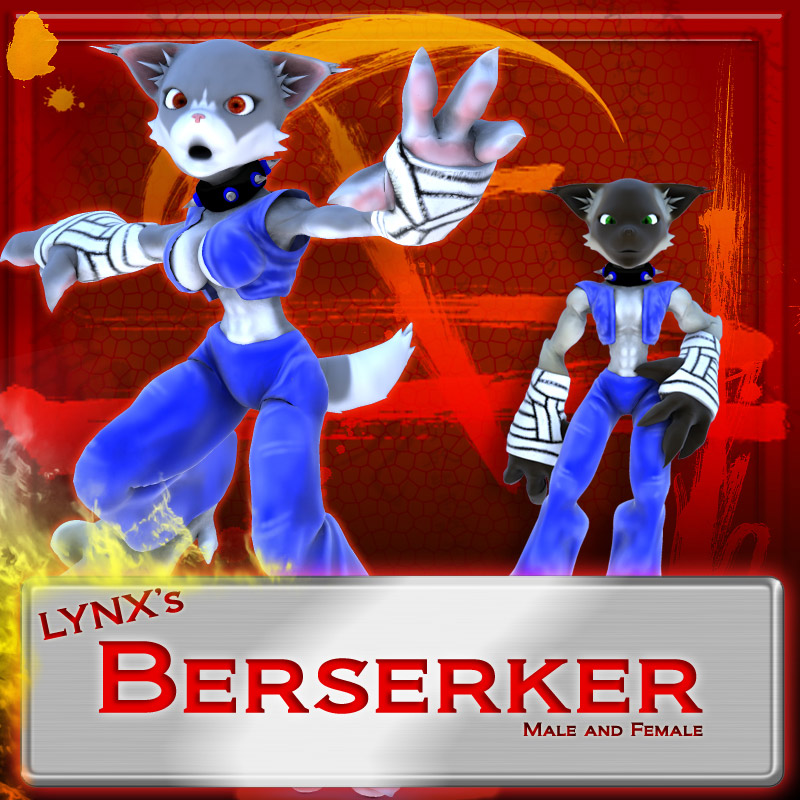 Lynx Berserker by: DarksealDigi-Mig, 3D Models by Daz 3D