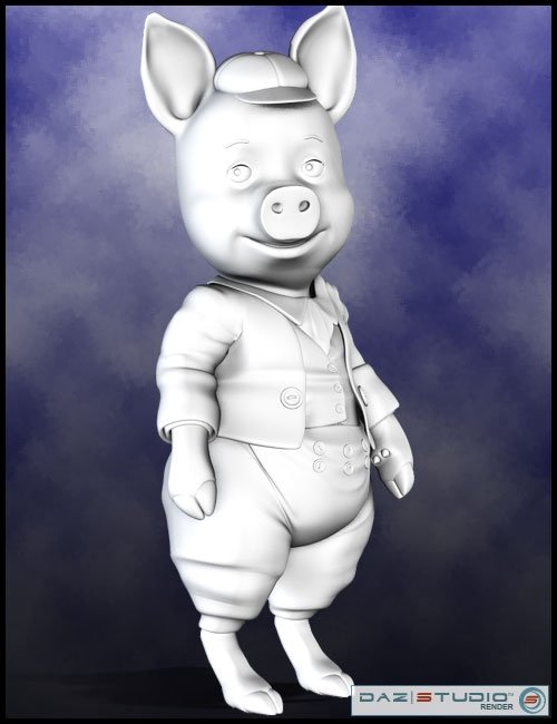 The 3 Little Pigs by: 3D Universe, 3D Models by Daz 3D