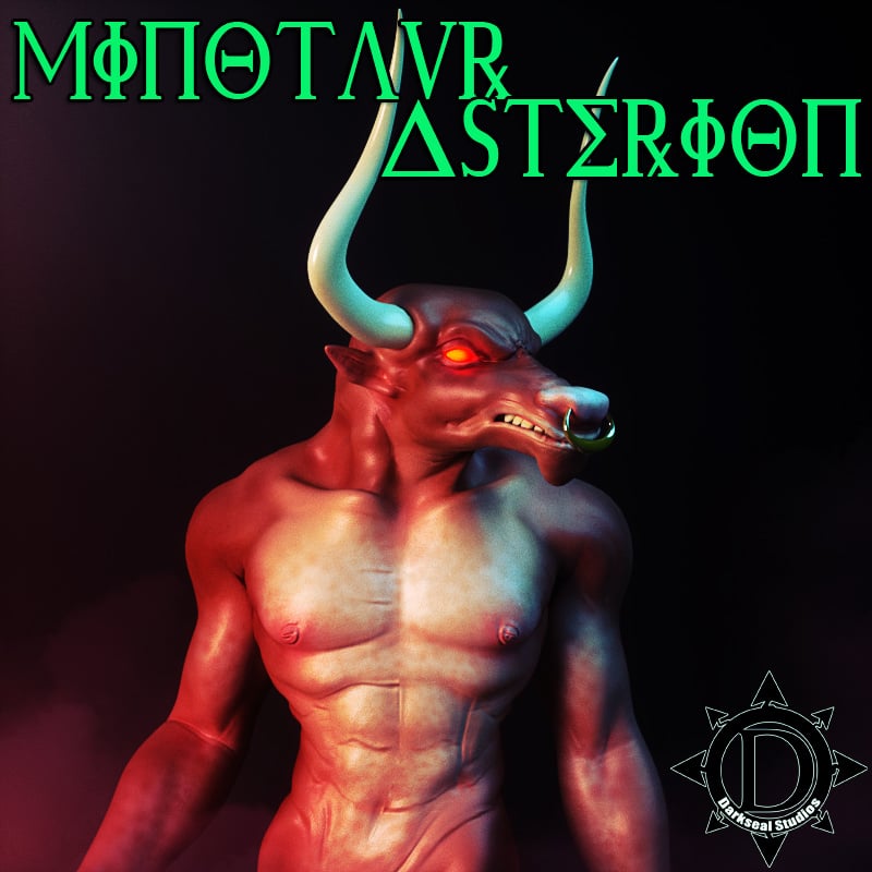 Minotaur Asterion by: DarksealDigi-Mig, 3D Models by Daz 3D