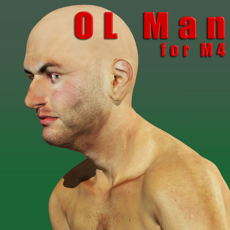 Ol Man by: DarksealDigi-Mig, 3D Models by Daz 3D